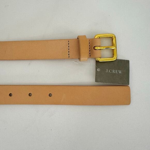 J. Crew Italian Leather Belt Women's Medium NWT Made in USA - Picture 6 of 9